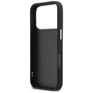 iPhone 17 Pro Karl Lagerfeld IML Glitter KL Diamond Logo dėklas – juodas 6