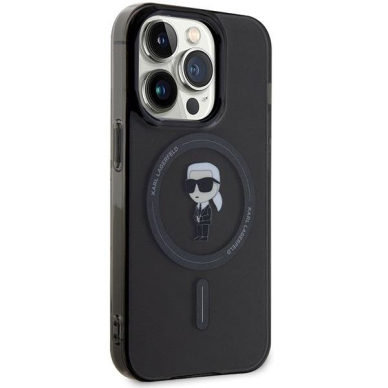 Karl Lagerfeld IML Ikonik MagSafe case for iPhone 15 Pro - black 3 Karl Lagerfeld IML Ikonik MagSafe case for iPhone 15 Pro - black 3