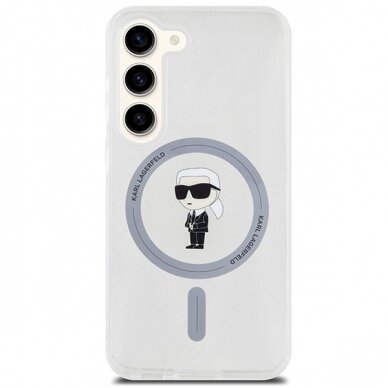 Karl Lagerfeld IML Ikonik MagSafe dėklas Samsung Galaxy S24 - Permatomas 2 Karl Lagerfeld IML Ikonik MagSafe dėklas Samsung Galaxy S24 - Permatomas 2