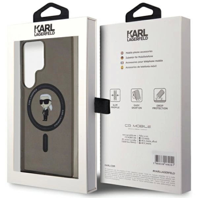 Karl Lagerfeld IML Ikonik MagSafe Dėklas skirtas Samsung Galaxy S24 Ultra - Juodas 7 Karl Lagerfeld IML Ikonik MagSafe Dėklas skirtas Samsung Galaxy S24 Ultra - Juodas 7
