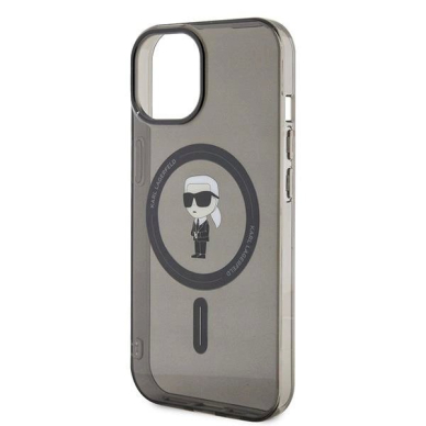 Karl Lagerfeld IML Ikonik MagSafe Dėklas skirtas iPhone 15 - Juodas 5 Karl Lagerfeld IML Ikonik MagSafe Dėklas skirtas iPhone 15 - Juodas 5