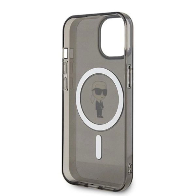 Karl Lagerfeld IML Ikonik MagSafe Dėklas skirtas iPhone 15 - Juodas 6 Karl Lagerfeld IML Ikonik MagSafe Dėklas skirtas iPhone 15 - Juodas 6
