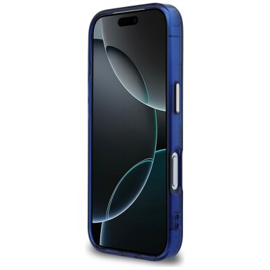 iPhone 17 Pro Max Karl Lagerfeld IML K Head Logo MagSafe dėklas – mėlynas 4