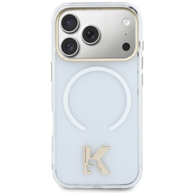 iPhone 17 Pro Max Karl Lagerfeld IML K Head Logo MagSafe dėklas – skaidrus 2