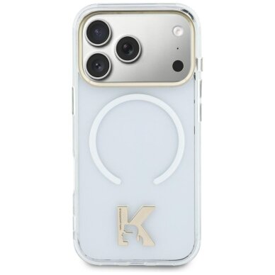 iPhone Air Karl Lagerfeld IML K Head Logo MagSafe dėklas – skaidrus iPhone Air Karl Lagerfeld IML K Head Logo MagSafe dėklas – skaidrus