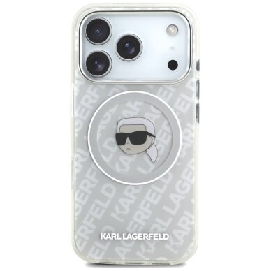 iPhone 17 Pro dėklas Karl Lagerfeld IML Karl Head Logo su MagSafe – pilkas 2 iPhone 17 Pro dėklas Karl Lagerfeld IML Karl Head Logo su MagSafe – pilkas 2