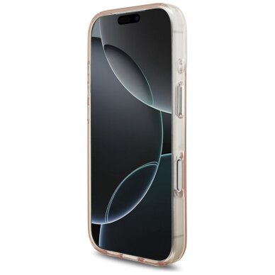 iPhone 17 Pro Karl Lagerfeld IML Karl RSG Logo MagSafe dėklas – rožinis 4
