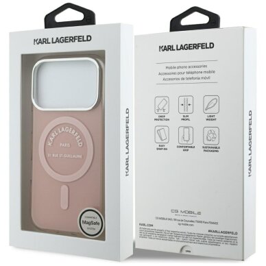 iPhone 17 Pro Karl Lagerfeld IML Karl RSG Logo MagSafe dėklas – rožinis 7 iPhone 17 Pro Karl Lagerfeld IML Karl RSG Logo MagSafe dėklas – rožinis 7