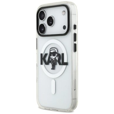 iPhone 17 Pro Karl Lagerfeld IML Karl Sketch Logo MagSafe dėklas – skaidrus 1 iPhone 17 Pro Karl Lagerfeld IML Karl Sketch Logo MagSafe dėklas – skaidrus 1
