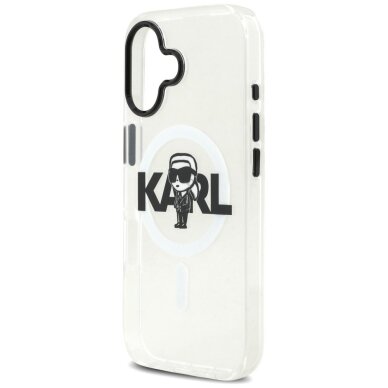 iPhone 17 Karl Lagerfeld IML Karl Sketch Logo MagSafe dėklas – skaidrus 5