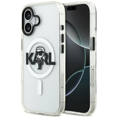 iPhone 17 Karl Lagerfeld IML Karl Sketch Logo MagSafe dėklas – skaidrus iPhone 17 Karl Lagerfeld IML Karl Sketch Logo MagSafe dėklas – skaidrus