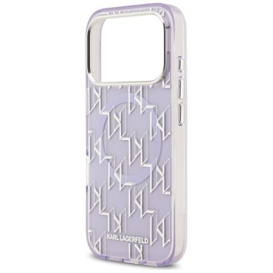 iPhone 17 Pro Karl Lagerfeld IML KL Monogram MagSafe dėklas – violetinis 5 iPhone 17 Pro Karl Lagerfeld IML KL Monogram MagSafe dėklas – violetinis 5