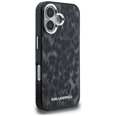iPhone 16 Karl Lagerfeld IML Leopard Pattern MagSafe dėklas – juodas 3 iPhone 16 Karl Lagerfeld IML Leopard Pattern MagSafe dėklas – juodas 3