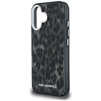 iPhone 16 Karl Lagerfeld IML Leopard Pattern MagSafe dėklas – juodas 5 iPhone 16 Karl Lagerfeld IML Leopard Pattern MagSafe dėklas – juodas 5