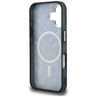 iPhone 16 Karl Lagerfeld IML Leopard Pattern MagSafe dėklas – juodas 6