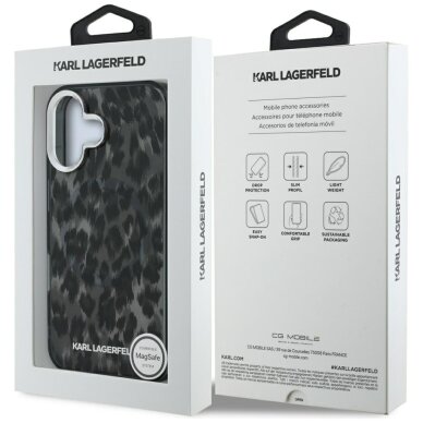 iPhone 16 Karl Lagerfeld IML Leopard Pattern MagSafe dėklas – juodas 7 iPhone 16 Karl Lagerfeld IML Leopard Pattern MagSafe dėklas – juodas 7
