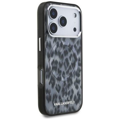 iPhone 17 Pro dėklas Karl Lagerfeld IML Leopard Pattern, MagSafe – juodas 3 iPhone 17 Pro dėklas Karl Lagerfeld IML Leopard Pattern, MagSafe – juodas 3