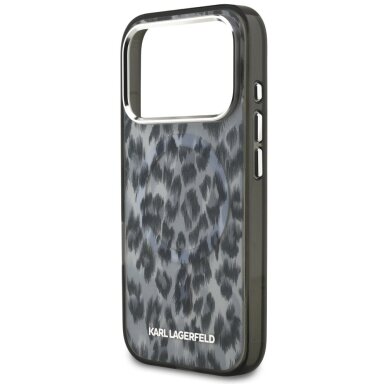 iPhone 17 Pro dėklas Karl Lagerfeld IML Leopard Pattern, MagSafe – juodas 5 iPhone 17 Pro dėklas Karl Lagerfeld IML Leopard Pattern, MagSafe – juodas 5