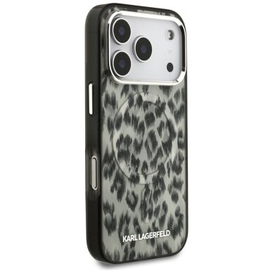 iPhone 17 Pro Karl Lagerfeld IML Leopard Pattern MagSafe dėklas – rudas 3 iPhone 17 Pro Karl Lagerfeld IML Leopard Pattern MagSafe dėklas – rudas 3