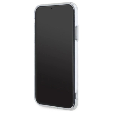 iPhone 11 Karl Lagerfeld IML Metal Choupette Head MagSafe dėklas - baltas 4