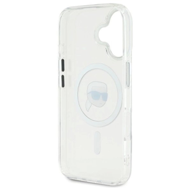 Dėklas Karl Lagerfeld IML Metal Karl Head MagSafe iPhone 16 Plus - Baltas 6 Dėklas Karl Lagerfeld IML Metal Karl Head MagSafe iPhone 16 Plus - Baltas 6