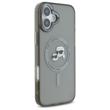 iPhone 16 Karl Lagerfeld IML Metal Karl & Choupette Head MagSafe dėklas – juodas 3 iPhone 16 Karl Lagerfeld IML Metal Karl & Choupette Head MagSafe dėklas – juodas 3