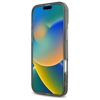 iPhone 16 Plus Karl Lagerfeld IML Metal Karl & Choupette Head MagSafe dėklas – juodas 4