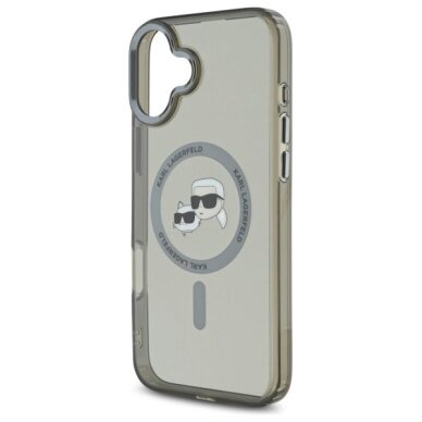 iPhone 16 Plus Karl Lagerfeld IML Metal Karl & Choupette Head MagSafe dėklas – juodas 5 iPhone 16 Plus Karl Lagerfeld IML Metal Karl & Choupette Head MagSafe dėklas – juodas 5