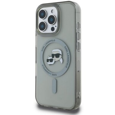 iPhone 16 Pro Karl Lagerfeld IML Metal Karl & Choupette Head MagSafe dėklas – juodas 1 iPhone 16 Pro Karl Lagerfeld IML Metal Karl & Choupette Head MagSafe dėklas – juodas 1