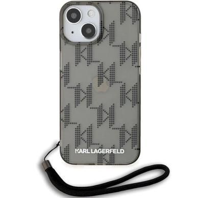Karl Lagerfeld IML Mono KL Pattern Cord dėklas iPhone 15 / 14 / 13 - Juodas 1 Karl Lagerfeld IML Mono KL Pattern Cord dėklas iPhone 15 / 14 / 13 - Juodas 1