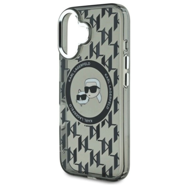 Dėklas Karl Lagerfeld IML Monogram Karl Choupette Head MagSafe iPhone 16 - Juodas 5 Dėklas Karl Lagerfeld IML Monogram Karl Choupette Head MagSafe iPhone 16 - Juodas 5