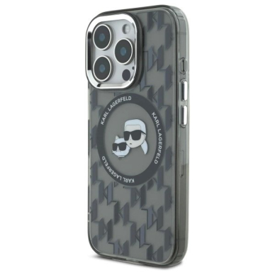 Dėklas Karl Lagerfeld IML Monogram Karl Choupette Head MagSafe iPhone 16 Pro - Juodas 1 Dėklas Karl Lagerfeld IML Monogram Karl Choupette Head MagSafe iPhone 16 Pro - Juodas 1