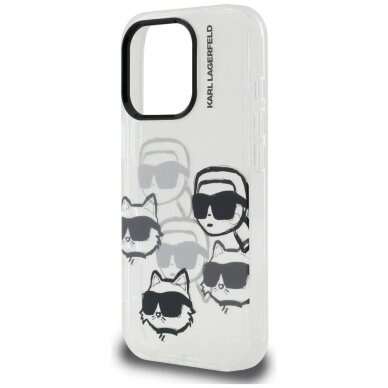 iPhone 16 Pro Karl Lagerfeld IML Multi K&C Head Pattern dėklas – skaidrus 5 iPhone 16 Pro Karl Lagerfeld IML Multi K&C Head Pattern dėklas – skaidrus 5