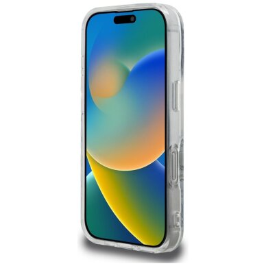 iPhone 16 dėklas Karl Lagerfeld IML Multi K&C Head Pattern – skaidrus 4