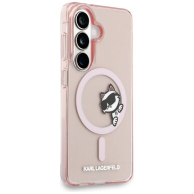 Samsung Galaxy S26 Karl Lagerfeld IML Peekaboo Choupette MagSafe dėklas – rožinis 3 Samsung Galaxy S26 Karl Lagerfeld IML Peekaboo Choupette MagSafe dėklas – rožinis 3
