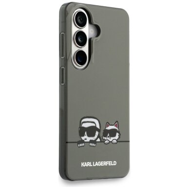 Samsung Galaxy S26 Karl Lagerfeld IML Peekaboo Karl & Choupette MagSafe dėklas – juodas 3 Samsung Galaxy S26 Karl Lagerfeld IML Peekaboo Karl & Choupette MagSafe dėklas – juodas 3