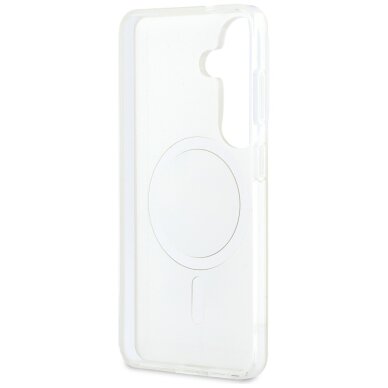 Samsung Galaxy S26 Karl Lagerfeld IML Peekaboo Karl & Choupette MagSafe dėklas – skaidrus 5