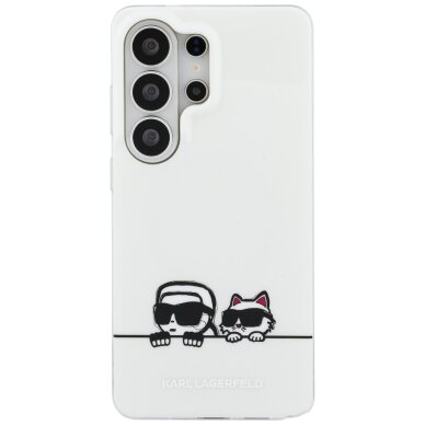 Samsung Galaxy S26 Ultra Karl Lagerfeld IML Peekaboo Karl & Choupette MagSafe dėklas – skaidrus 2