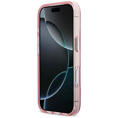 iPhone 17 Pro Max Karl Lagerfeld IML Peekaboo MagSafe dėklas – rožinis 4