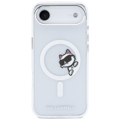 iPhone Air Karl Lagerfeld IML Peekaboo MagSafe dėklas – skaidrus 2 iPhone Air Karl Lagerfeld IML Peekaboo MagSafe dėklas – skaidrus 2