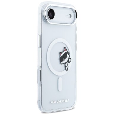 iPhone Air Karl Lagerfeld IML Peekaboo MagSafe dėklas – skaidrus 3 iPhone Air Karl Lagerfeld IML Peekaboo MagSafe dėklas – skaidrus 3