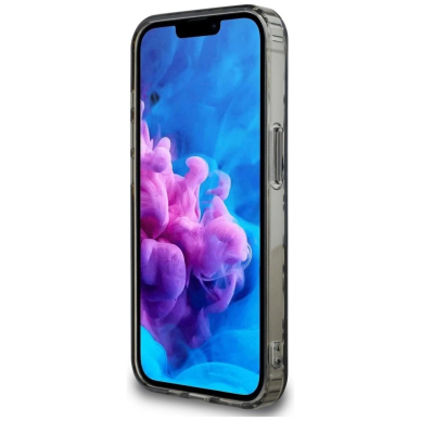 iPhone 16e – Karl Lagerfeld IML Repeat Logo dėklas - Sidabrinis 3