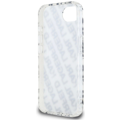 iPhone 16e – Karl Lagerfeld IML Repeat Logo dėklas - Auksinis 6