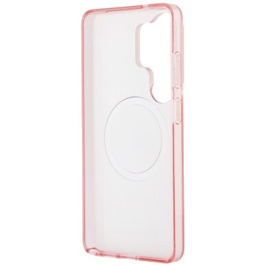 Samsung Galaxy S26 Ultra Karl Lagerfeld IML Repeated Choupette MagSafe dėklas – rožinis 6