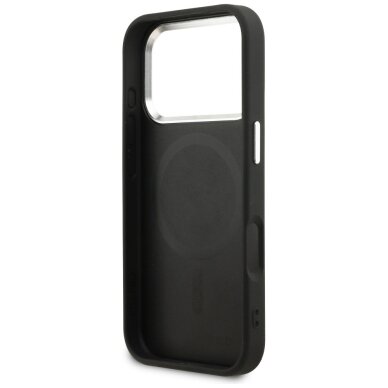 iPhone 17 Pro Karl Lagerfeld K Head Point Logo MagSafe dėklas – juodas 6