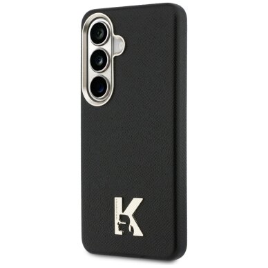 Samsung Galaxy S26 Karl Lagerfeld K Metal Logo MagSafe dėklas – juodas 1