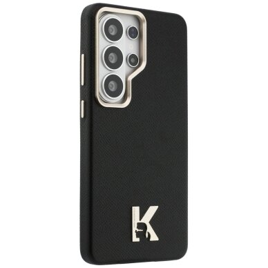 Samsung Galaxy S26 Ultra Karl Lagerfeld K Metal Logo MagSafe dėklas – juodas 3