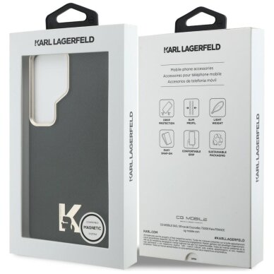 Samsung Galaxy S26 Ultra Karl Lagerfeld K Metal Logo MagSafe dėklas – juodas 7