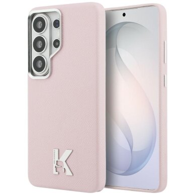 Samsung Galaxy S26 Ultra Karl Lagerfeld K Metal Logo MagSafe dėklas – rožinis Samsung Galaxy S26 Ultra Karl Lagerfeld K Metal Logo MagSafe dėklas – rožinis