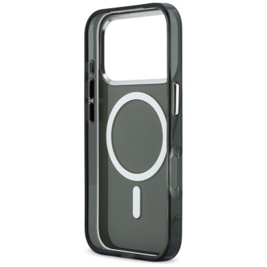 iPhone 17 Pro Karl Lagerfeld Karl & Choupette Back MagSafe dėklas – juodas 6